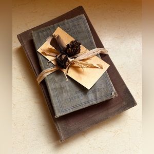 Vintage books ! With some added bonus to it :)